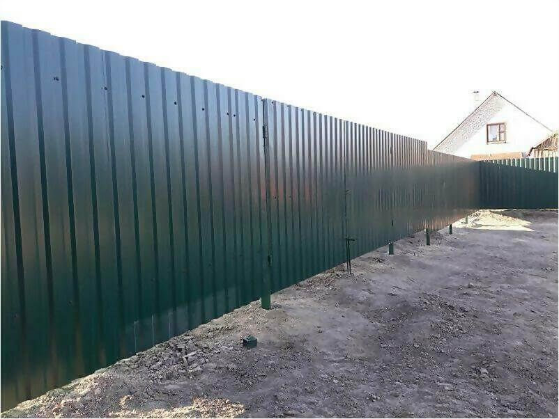 Забор, ворота, калитка из зеленого профлиста 150м фото 5 в Астане