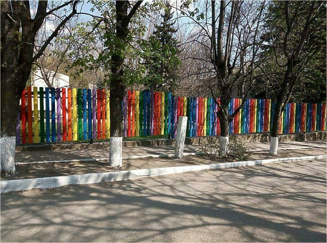 забор из штакетника 110м фото5 в Астане