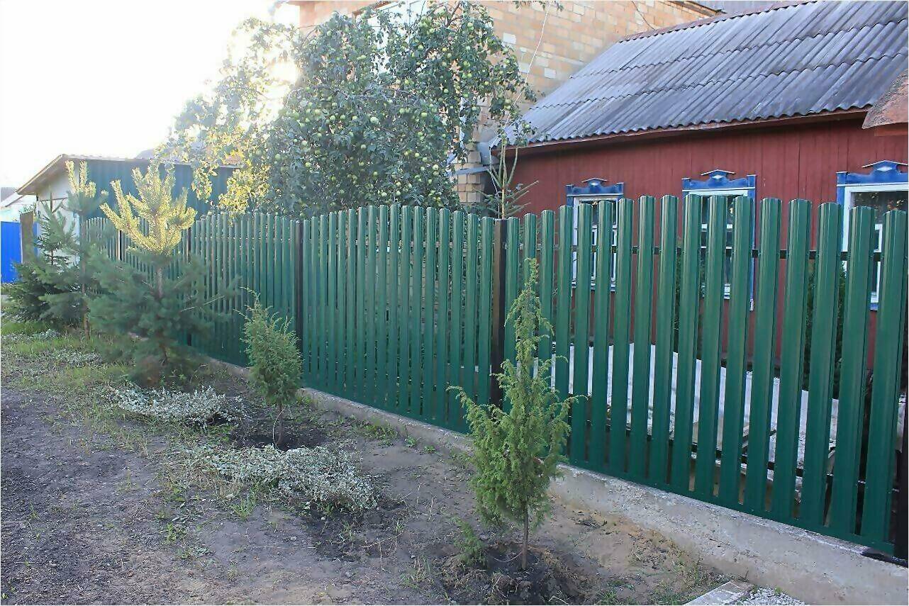 Забор из штакетника 60м фото1 в Астане