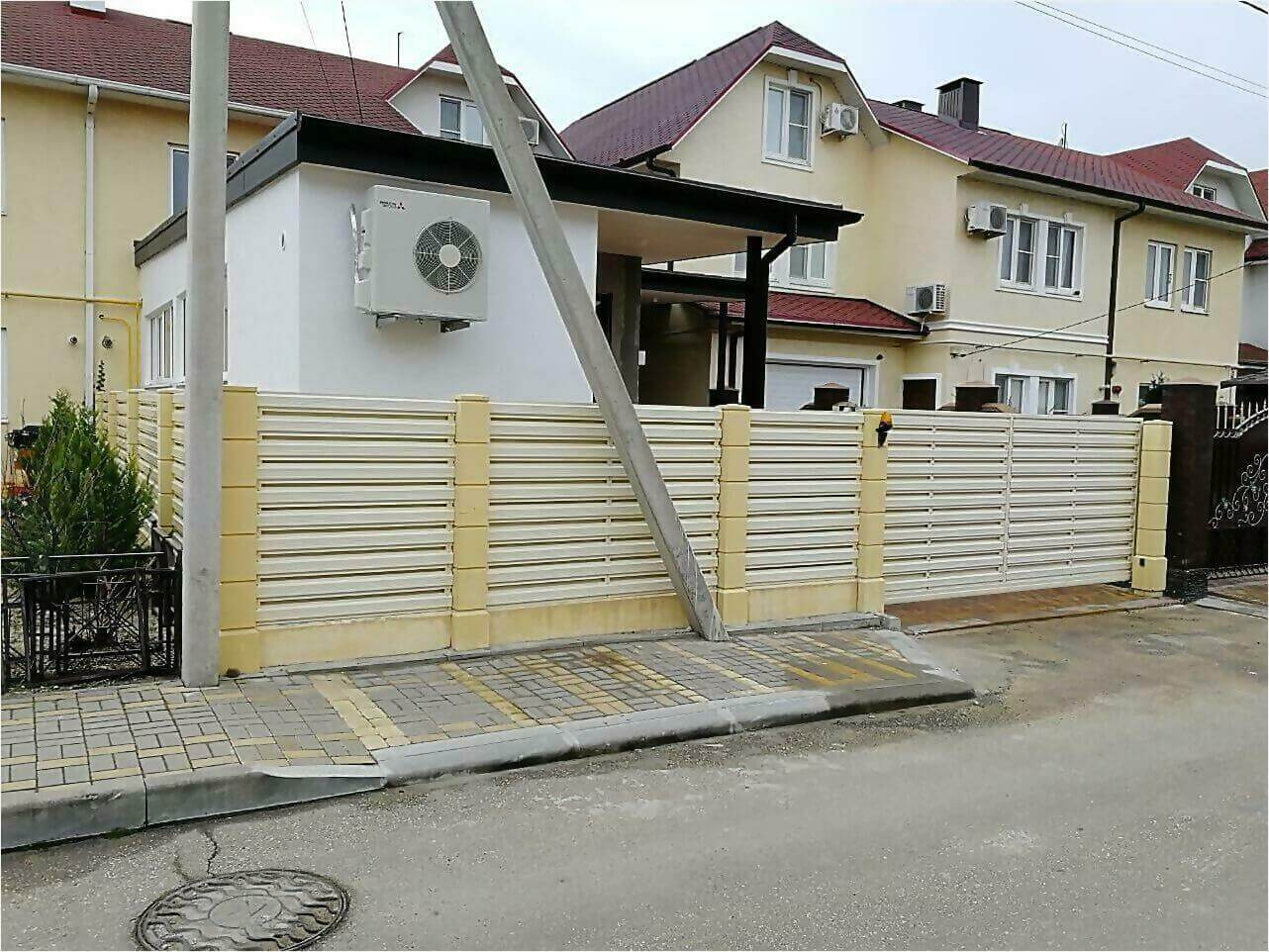 забор из штакетника 70м фото4 в Астане