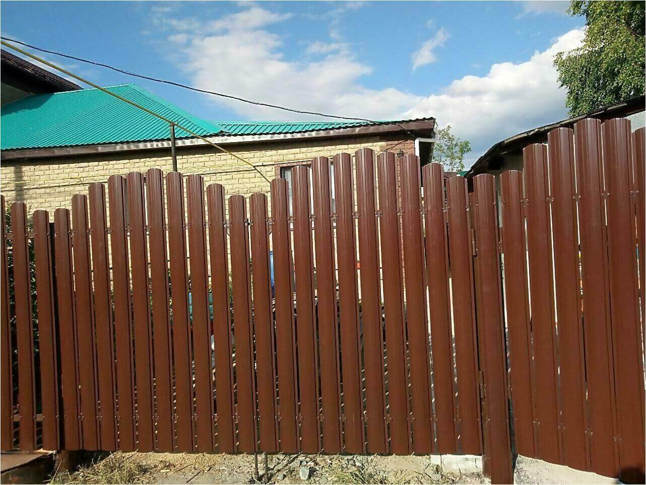забор-ранчо из штакетника 70м фото3 в Астане