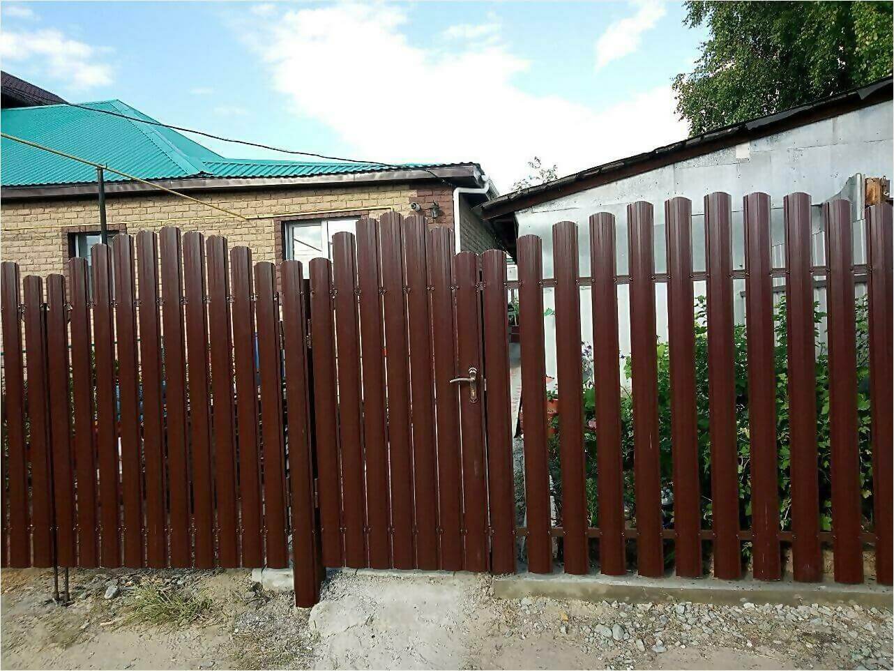 забор-ранчо из штакетника 70м фото2 в Астане