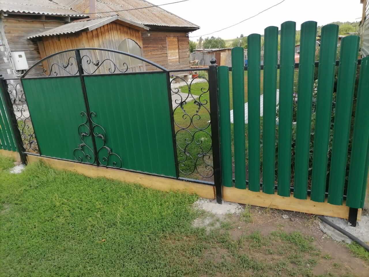 забор из штакетника Зеленый Мох фото7 в Астане