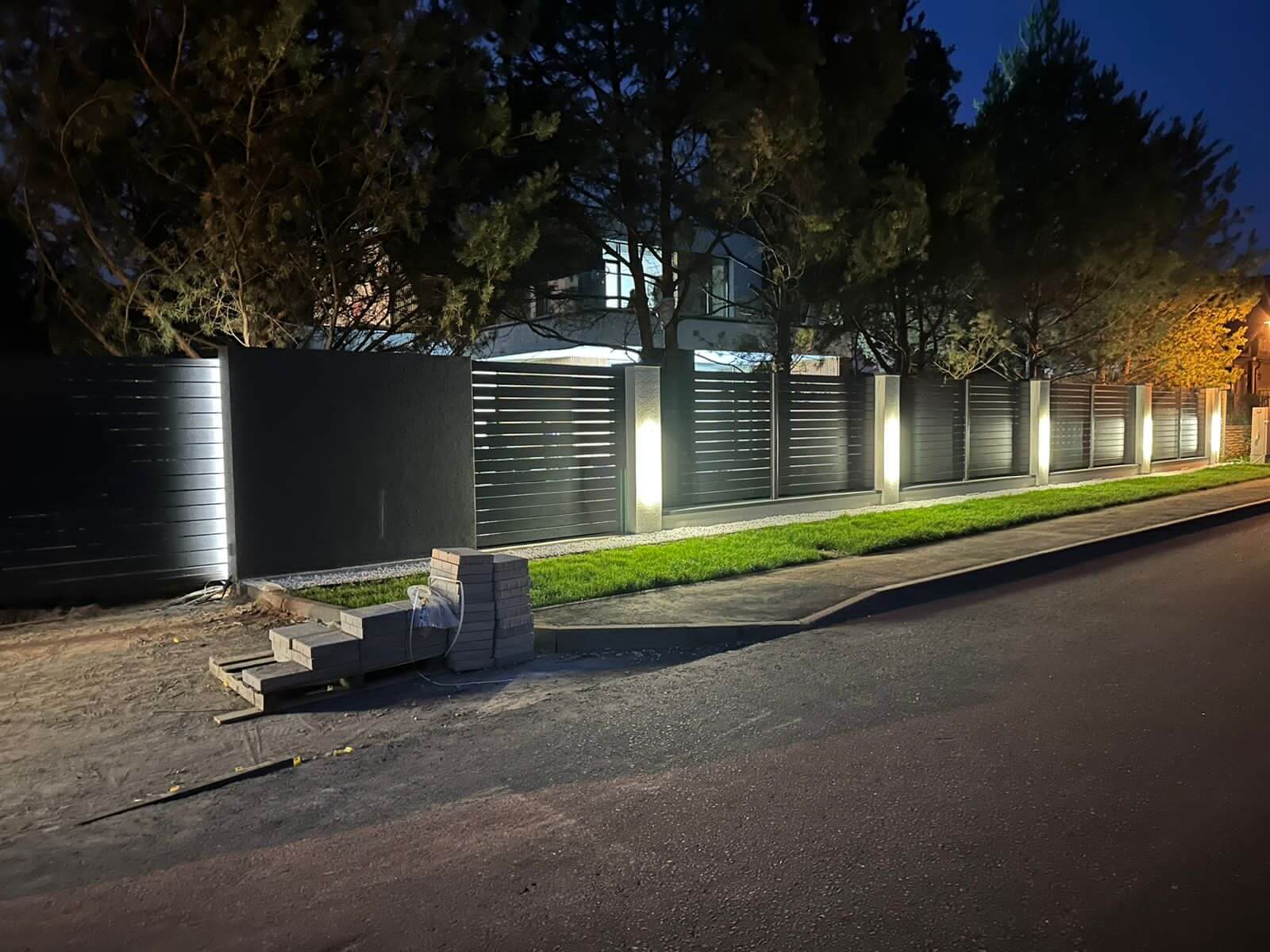 Забор-ранчо из металлопланкена 36м RAL7024 Серый Графит фото 11 в Астане