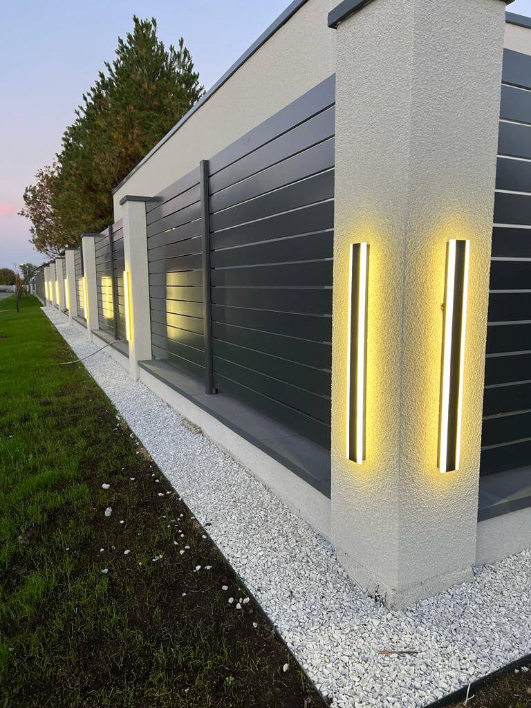 Забор-ранчо из металлопланкена 36м RAL7024 Серый Графит фото 12 в Астане