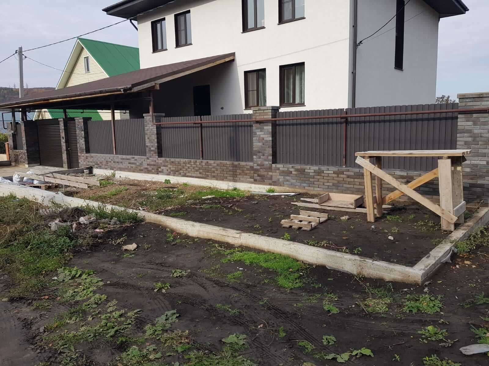Забор из штакетника 15м RAL8019/8019 Темный Шоколад двусторонний МАТТЕ фото 1 в Астане