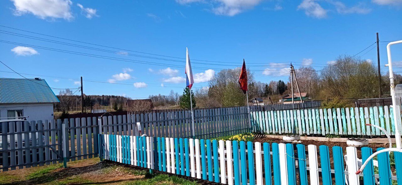 Забор из евроштакетника 16м RAL5021 Морская Волна, RAL9003 Белый фото 3 в Астане