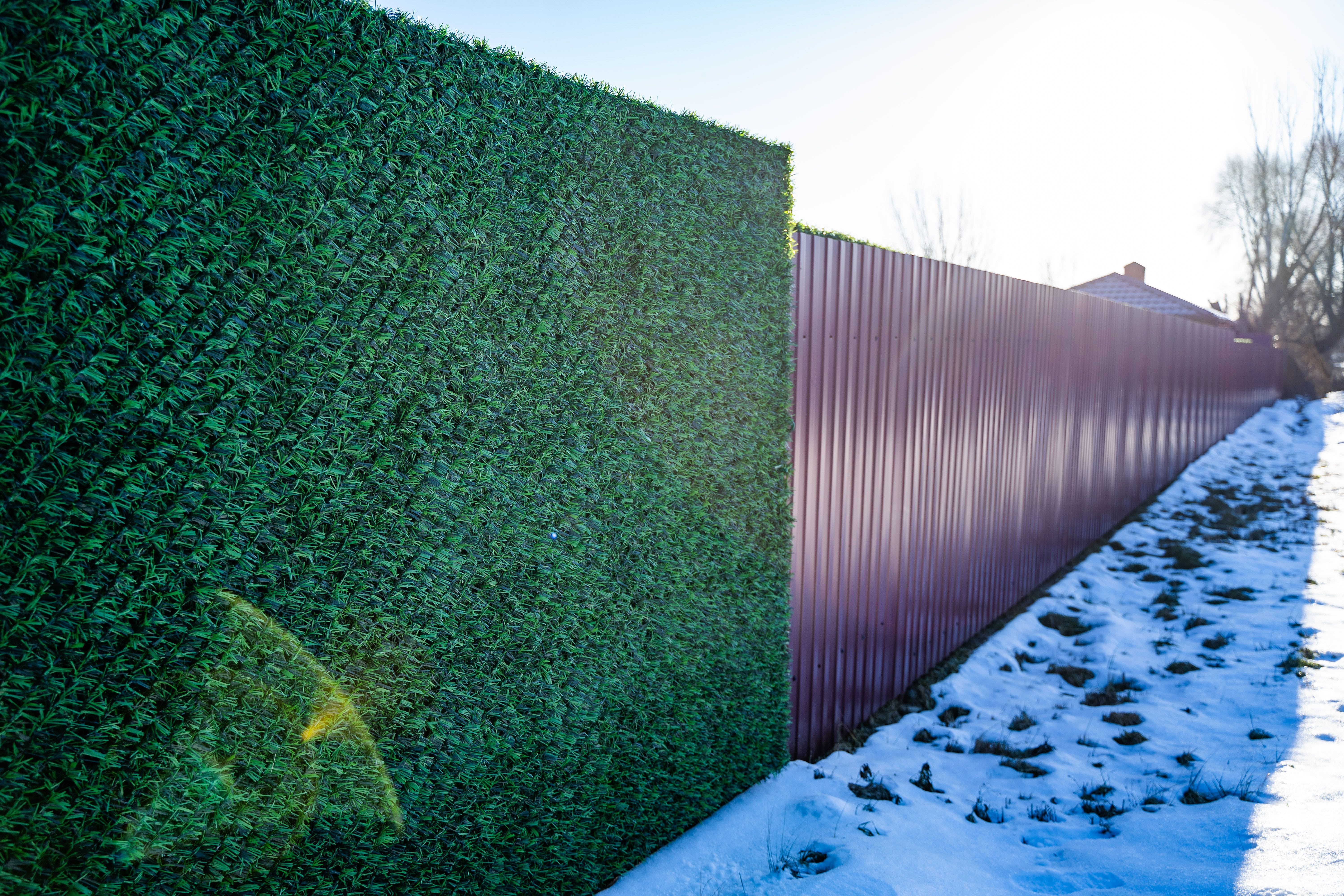 Вечнозеленый забор Grass Fence рулон 2м фото 11 в Астане