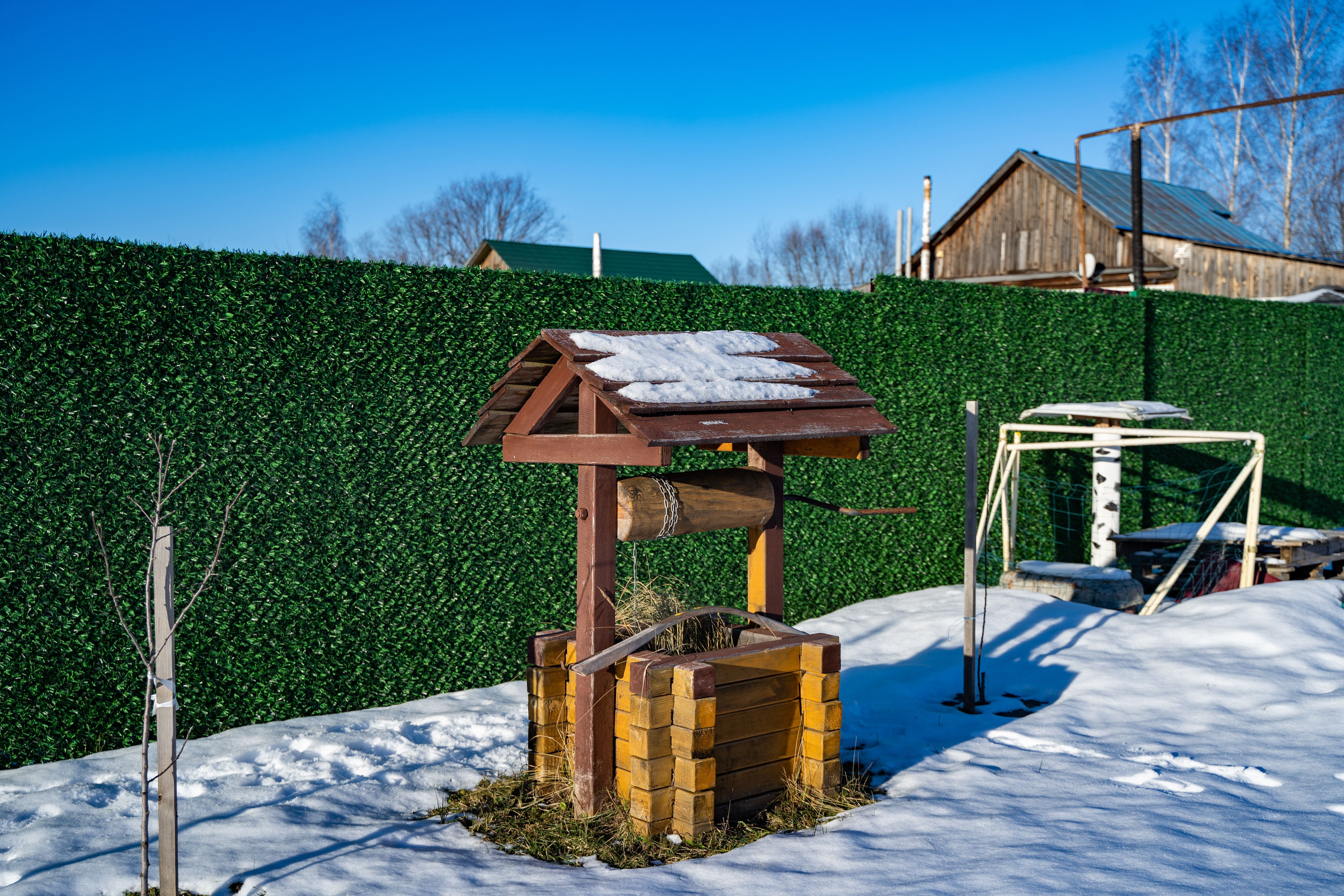 Вечнозеленый забор Grass Fence рулон 2м фото 7 в Астане